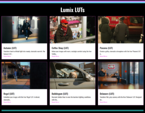 Nic on Lumix LUTs and Resources